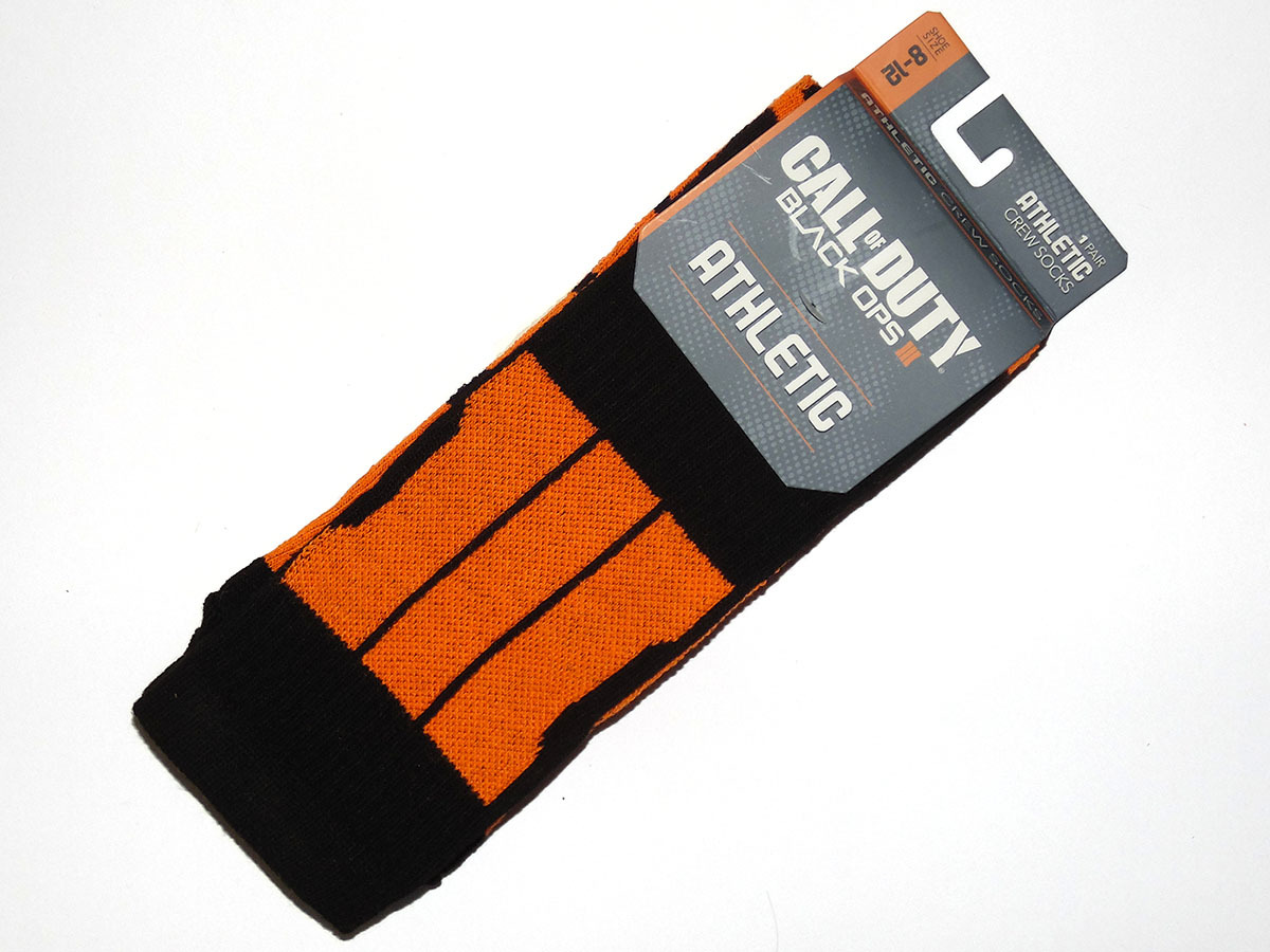 Call Of Duty Black Ops Athletic Crew Socks Mens Shoe Size 6-12 NEW ...