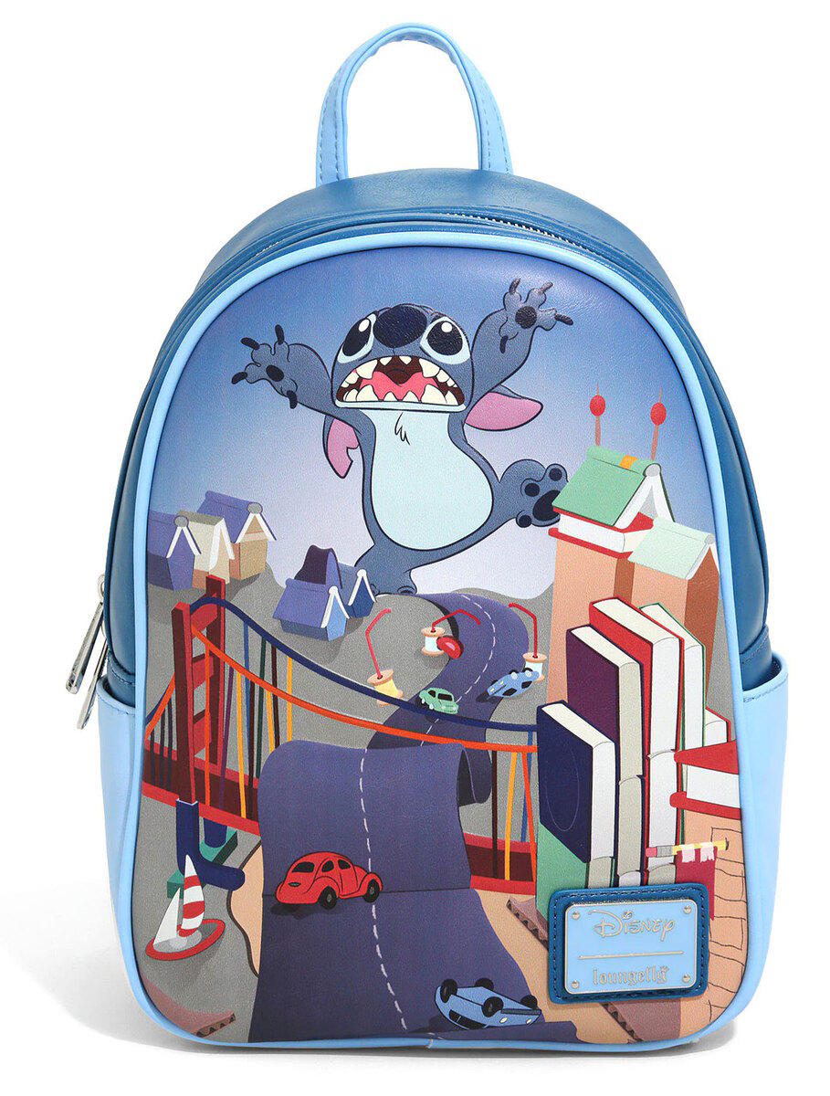 Disney - Loungefly Stitch Light Up Backpack and Funko Bundle - Pop Box  Central