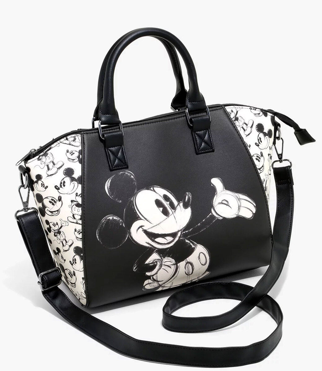 Loungefly disney mickey cheap mouse sketch satchel bag
