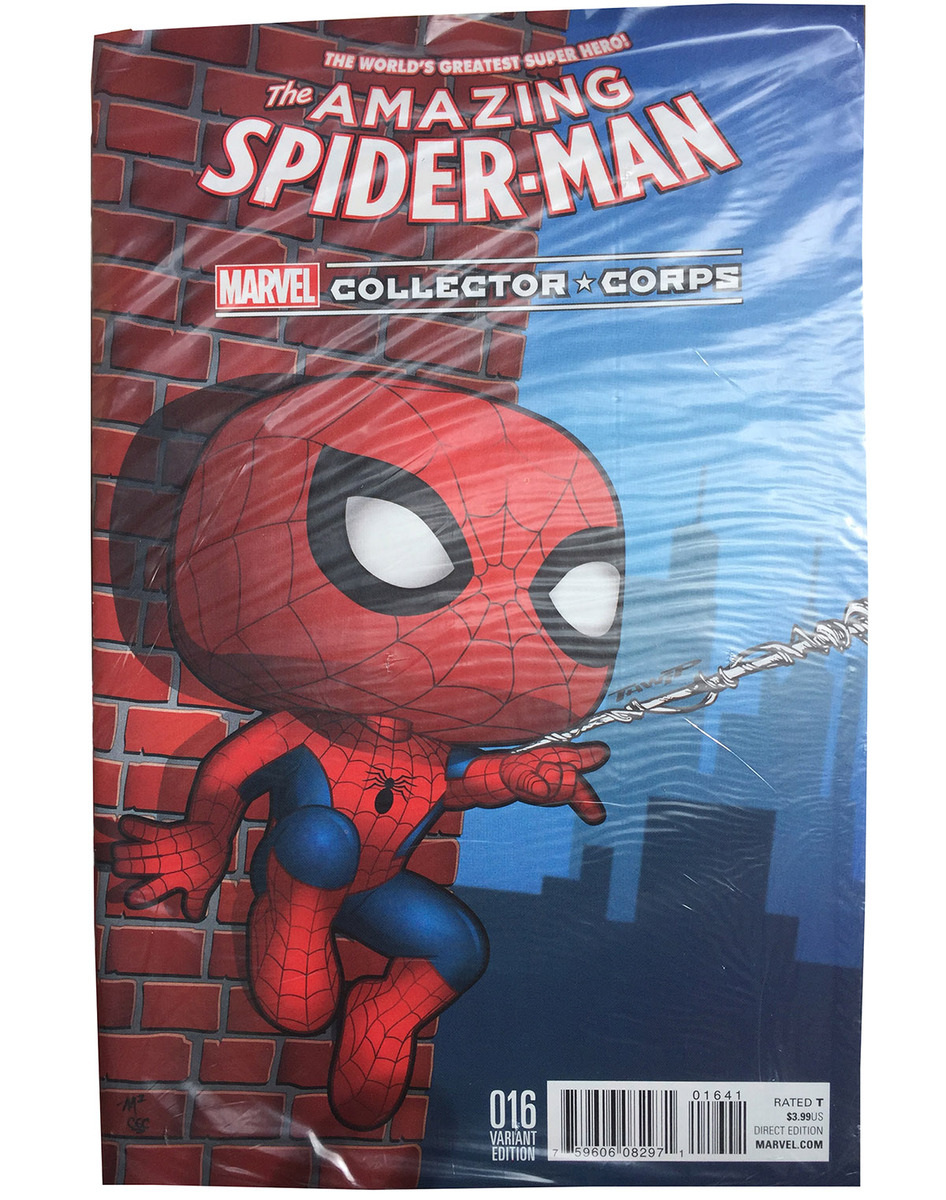 Marvel Collector Corps Spiderman Comic 16 Variant Edition