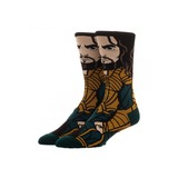 Bioworld DC Justice League Character Collection Crew Socks - Aquaman - Mens Size 10-12 - New