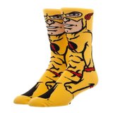 Bioworld DC Character Collection Crew Socks - Reverse Flash - Mens Size 10-12 - New