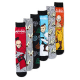 Avatar The Last Airbender Crew Socks By Bioworld - 6 Different Pairs - New With Tags