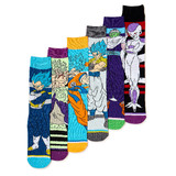 Dragonball Z Crew Socks By Bioworld - 6 Different Pairs - New With Tags