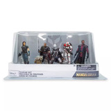 Disney Star Wars The Mandalorian Collectible 6 Figures Playset - Disney Store Exclusive - New