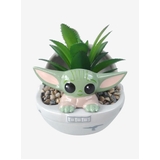 Disney Star Wars The Child (Grogu) Ceramic Faux Succulent Planter - New, Mint Condition