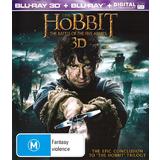THE HOBBIT 3: Battle of the Five Armies : Blu-Ray 3D + 2D + UV Digital : NEW SEALED