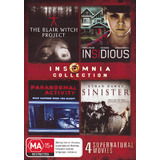 Insomnia Collection 4 DVD Supernatural Movie Titles Region 4 NEW SEALED