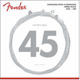 Fender Flatwound 9050 Electric Bass Guitar Strings .045 to .100 Light Gauge Long Scale