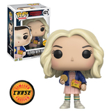 Funko POP! Stranger Things #421 Eleven With Eggos (With Wig) - Limited Edition Chase - New, Mint Condition 