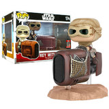 Funko POP! Deluxe Star Wars Celebration #174 Rey With Speeder LIMITED EXCLUSIVE New Mint