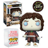 Funko POP! Movies Lord Of The Rings 2017 #444 Frodo Baggins - Glow Limited Edition Chase - New, Mint Condition