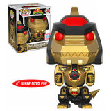 Funko Pop! Power Rangers #535 Gold Dragonzord 6" Super Sized Pop - Funko 2017 New York Comic Con (NYCC) Limited Edition - New, Mint