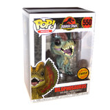Funko POP! Movies Jurassic Park 25th Anniversary #550 Dilophosaurus - Limited Edition Chase - New, Mint Condition