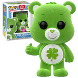 Funko POP! Animation Care Bears #355 Good Luck Bear (Flocked) - 2018 Emerald City Comic Con (ECCC) Exclusive - New, Mint Condition