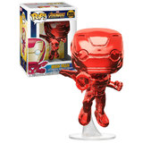 Funko POP! Marvel Avengers: Infinity War #285 Iron Man (Red Chrome) (2018 Movie) - New, Mint Condition