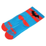 Funko DC Batman Crew Socks - Blue/Red - Gamestop Exclusive - One Size Fits Most NEW
