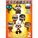 Funko POP! Disney Pixar The Incredibles 2 Bundle (8 POPs) - New, Mint Condition