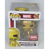 Funko POP! Marvel #258 Iron Man (Gold - Tales Of Suspense #40) - Collector Corps Exclusive - New, Box Damaged