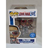 Funko POP! Marvel Captain America Civil War #127 Falcon - Underground Toys Exclusive - New, Box Damaged
