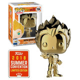 Funko POP! Animation Dragonball Z #154 Super Saiyan Vegeta (Gold Chrome) - 2018 San Diego Comic Con (SDCC) Limited Edition - New, Mint Condition