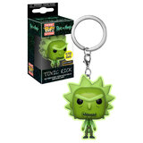 Funko POCKET POP! Keychain Rick And Morty Toxic Rick (Glows In The Dark) - Hot Topic Exclusive - New, Mint Condition