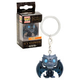 Funko POCKET POP! Keychain Game Of Thrones Icy Viserion - BoxLunch Exclusive - New, Mint Condition