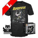 Funko DC Collection Pop! Tees #239 Jim Lee Batman (Hush) POP! Deluxe & T-Shirt Box Set - Exclusive Import - New, Mint [Size: Large]
