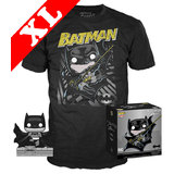 Funko DC Collection Pop! Tees #239 Jim Lee Batman (Hush) POP! Deluxe & T-Shirt Box Set - Exclusive Import - New, Mint [Size: XL]
