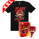 Funko Pop! Tees #713 The Flash POP! Vinyl & T-Shirt Box Set - Exclusive Import - New, Mint [Size: XXL]