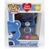 Funko POP! Animation Care Bears #353 Grumpy Bear (Flocked) - Boxlunch Exclusive Import - New, Minor Box Damage