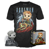 Funko DC Collection Pop! Tees #254 Jim Lee Aquaman POP! Deluxe & T-Shirt Box Set - Exclusive Import - New, Mint [Size: Large]