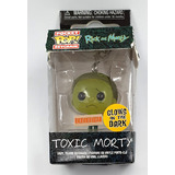 Funko POCKET POP! Keychain Rick And Morty Toxic Morty (Glows In The Dark) - Box Lunch Exclusive - New, Box Damage
