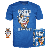 Funko POP! Tees Frosted Flakes T-Shirt + Pocket Pop! Tony The Tiger Bundle - Limited Edition - New, Mint Condition