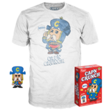 Funko POP! Tees Cap'n Crunch T-Shirt + Pocket Pop! Bundle - Limited Edition - New, Mint Condition