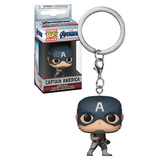 Funko Pocket POP! Marvel Avengers: Endgame Captain America Keychain - New, Mint Condition