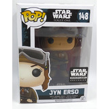 Funko POP! Star Wars Rogue One #148 Jyn Erso (Variant) - Smugglers Bounty Exclusive - New, Box Damaged