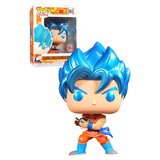 Funko POP! Animation Dragonball Super #563 SSGSS Goku (Kamehameha) Metallic - New, Mint Condition