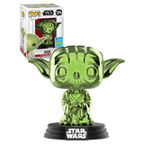 Funko POP! Star Wars #124 Yoda (Green Chrome) - Funko 2019 San Diego Comic Con (SDCC) Limited Edition - New, Mint Condition
