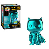 Funko POP! Heroes #144 Batman (Teal Chrome) - Funko 2019 San Diego Comic Con (SDCC) Limited Edition - New, Mint Condition