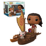 Funko POP! Rides Disney Moana #62 Moana & Pua On Boat - Funko 2019 San Diego Comic Con (SDCC) Limited Edition - New, Mint Condition