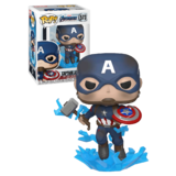 Funko POP! Marvel Avengers Endgame #573 Captain America (With Mjolnir) - New, Mint Condition