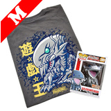 Funko Pop! Tees #389 Yu-Gi-Oh Blue Eyes White Dragon POP! Vinyl & T-Shirt Box Set - Exclusive Import - New, Mint [Size: Medium]