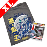 Funko Pop! Tees #389 Yu-Gi-Oh Blue Eyes White Dragon POP! Vinyl & T-Shirt Box Set - Exclusive Import - New, Mint [Size: XL]
