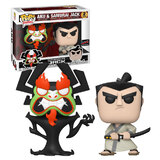 Funko POP! Animation Samurai Jack 2 Pack Aku And Jack - Funko 2019 New York Comic Con (NYCC) Limited Edition - New, Mint Condition