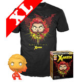 Funko Pop! Tees #422 Marvel X-Men POP! Vinyl & T-Shirt Box Set - Dark Phoenix NYCC 2019 Exclusive [Size: XL]