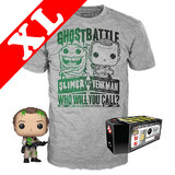 Funko Pop! Tees #744 Ghostbusters POP! Vinyl & T-Shirt Box Set - Venkman (Slimed) SDCC 2019 Exclusive [Size: XL]