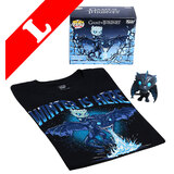 Funko Pop! Tees #22 Game Of Thrones Icy Viserion POP! Vinyl & T-Shirt Box Set - Exclusive Box Lunch Import - New, Mint [Size: Large]