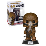 Funko POP! Star Wars #300 Chewbacca (With Mask) #1 - Smugglers Bounty Exclusive - New, Slight Box Damage
