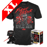 Funko Pop! Tees #308 Star Wars Kylo Ren POP! Vinyl & T-Shirt Box Set - Exclusive Target Import - New, Mint [Size: XL]